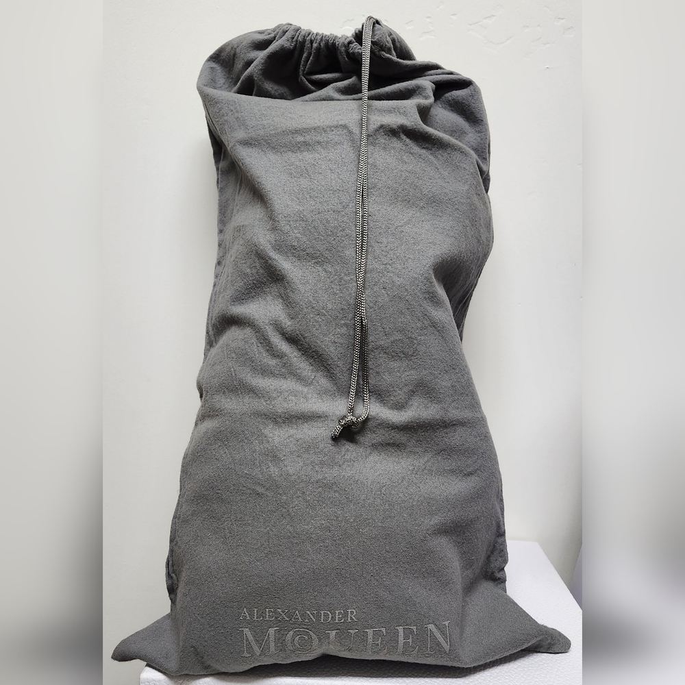 Alexander McQueen Gray Fabric Large Garment Bag